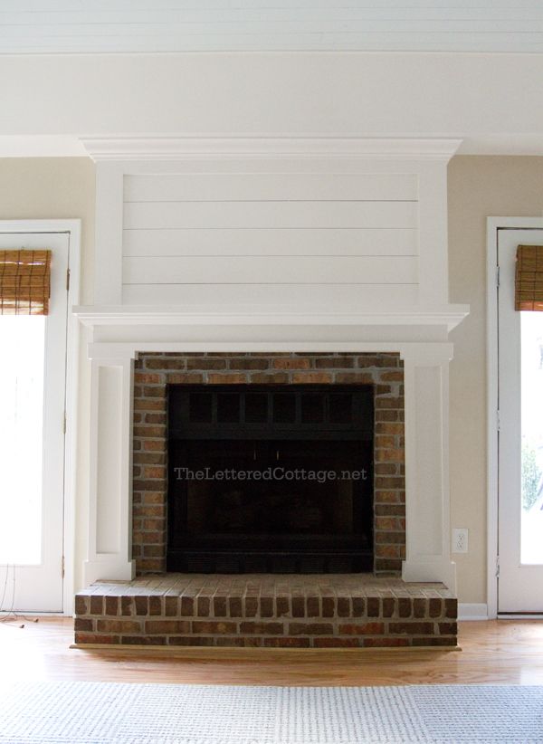 Fireplace Makeover | The Lettered Cottage